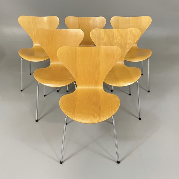 6st Stolar Sjuan Fritz Hansen Arne Jacobsen