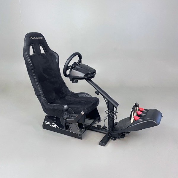 Racingstol Playseat Evolution + Logitech G27 ratt, växelspak, pedaler