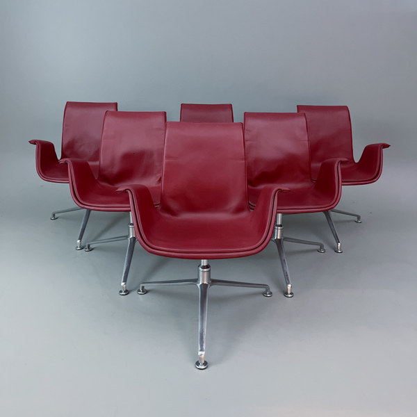 6st Konferensstolar Walter Knoll FK Chair Low