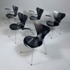 Arne Jacobsen - 5st Sjuan 3207 - FRITZ HANSEN
