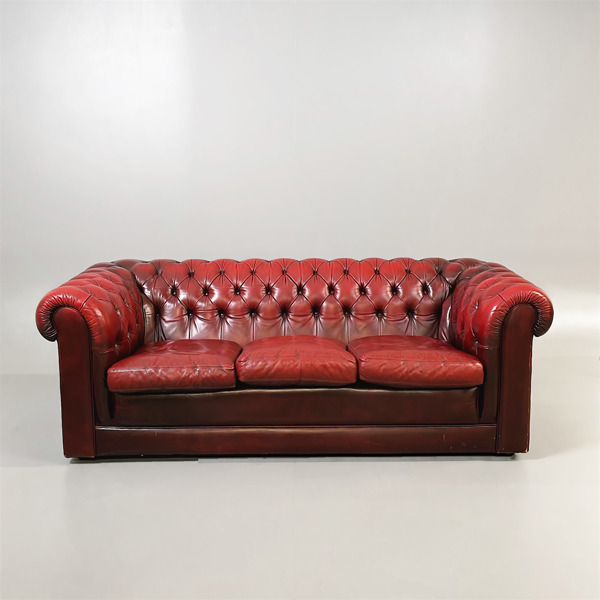 3-sits soffa Chesterfield