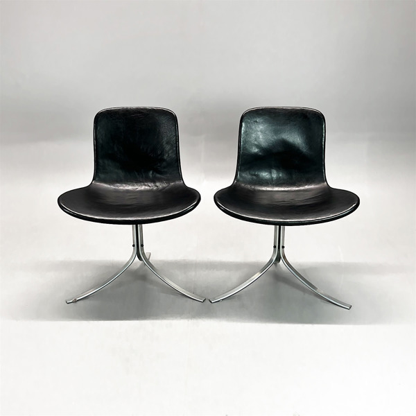 Poul Kjaerholm, stolar "PK9", E. Kold Christensen
