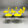 Caféstolar, Sjuan 3107, Fritz Hansen, Arne Jacobsen