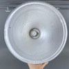 Sovjettillverkad industrilampa i aluminium