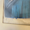 Träsnitt av Maj Hemberg, 77x37 cm