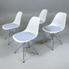 VITRA 4st Stolar Eames Plastic Chair DSR