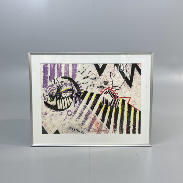 Färglitografi av Pontus Carle