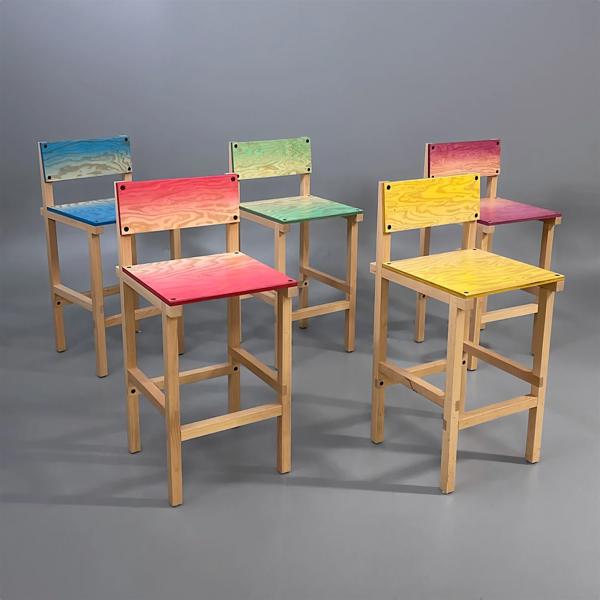 Barstolar Blå Station Röhsska O191-65