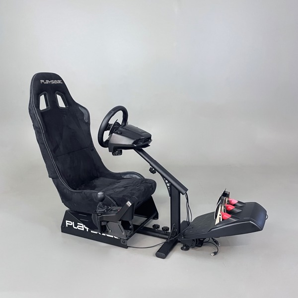 Racingstol Playseat Evolution + Logitech G27 ratt, växelspak, pedaler