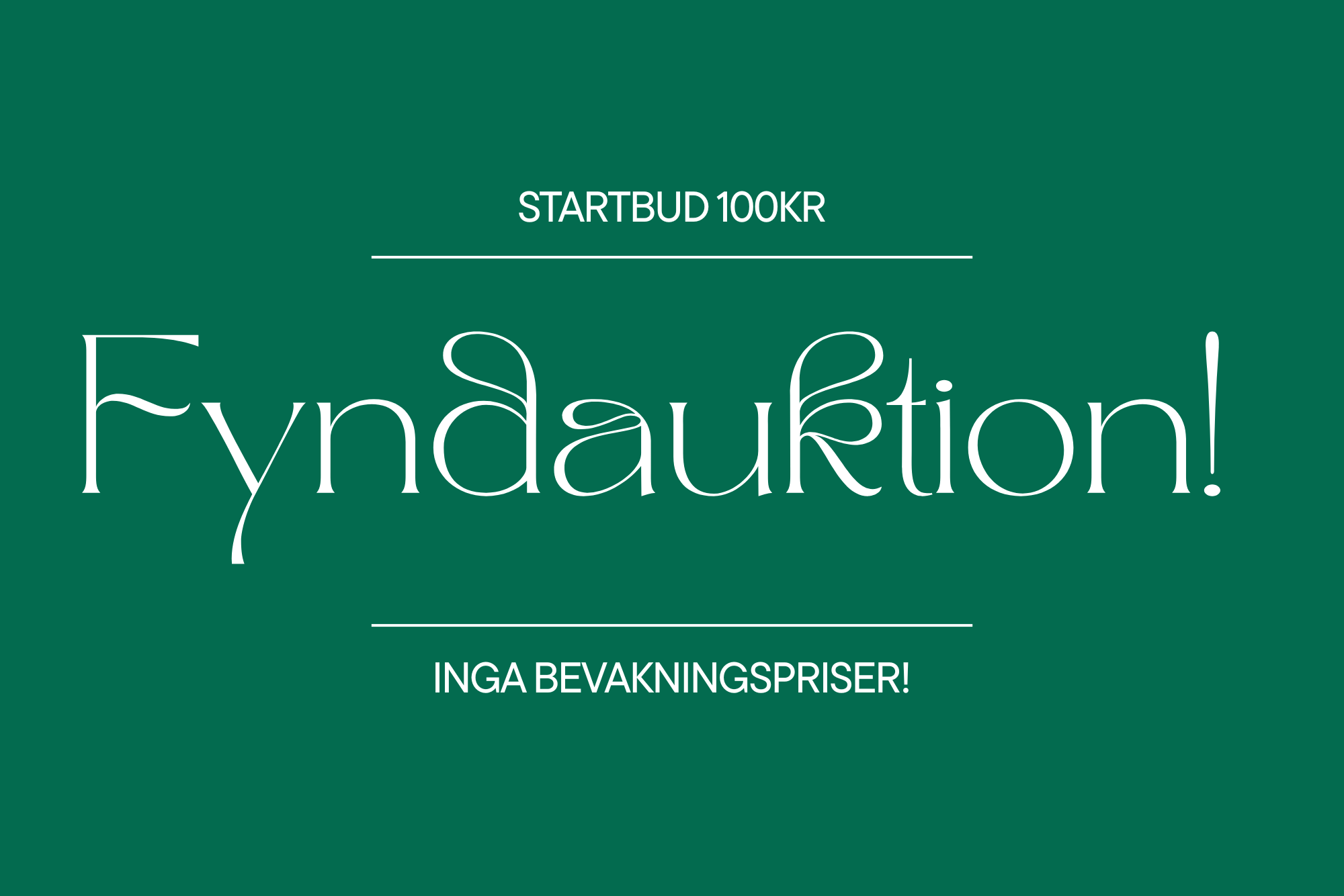 FYNDAUKTION!